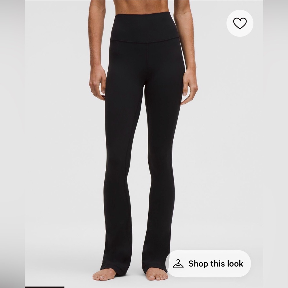 lululemon athletica Black High-Rise Flare Leggings